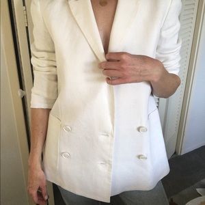 White theory blazer